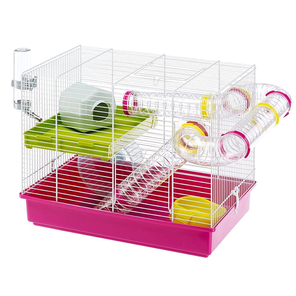 Laura Small Hamster Cage | Fun & Interactive Measures 18.11l X 11.61w 14.8h Includes All Accessories