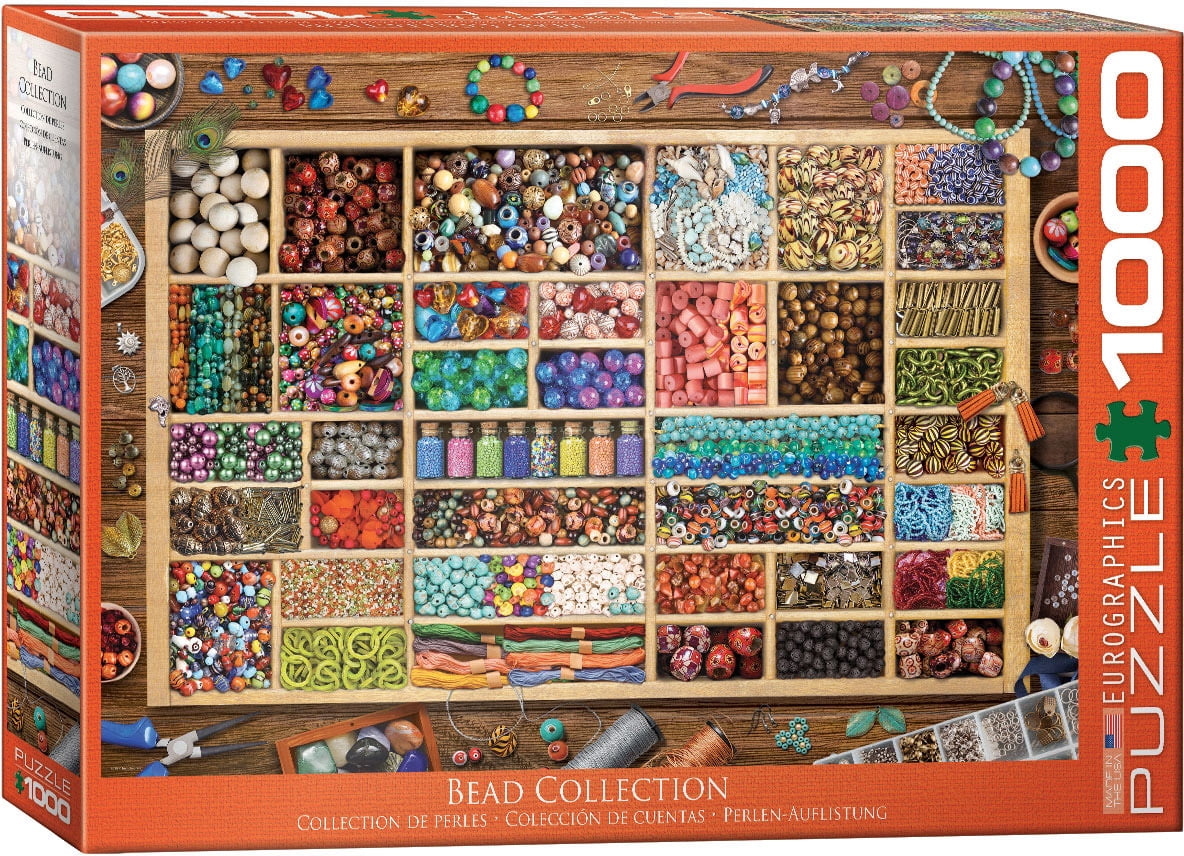 Colorful Bead Collection 1000 Piece Jigsaw Puzzle