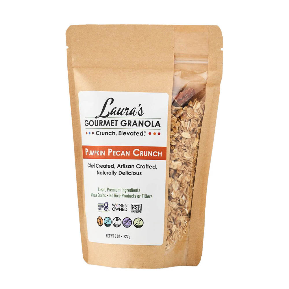 Laura's Gourmet Granola Pumpkin Pecan Crunch Gluten, Soy & Dairy Free Organic Premium