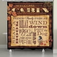 thumbnail image 1 of Laural Home  Bear Lodge Shower Curtain, 1 of 4