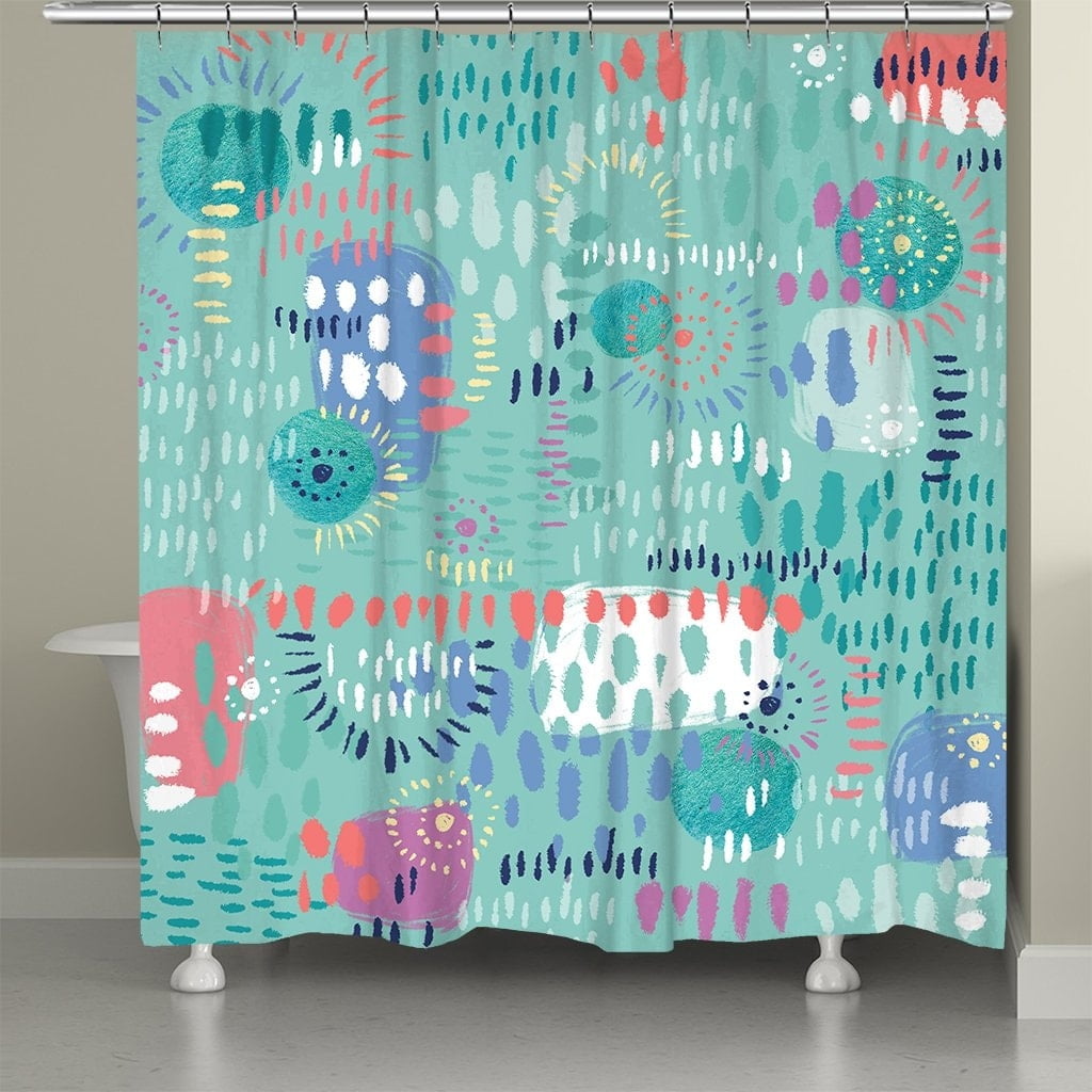 Colorful Polyester Contemporary Shower Curtain for Kids