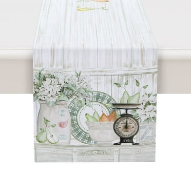 Laural Home  French Pears Table Runner 13" x 90"