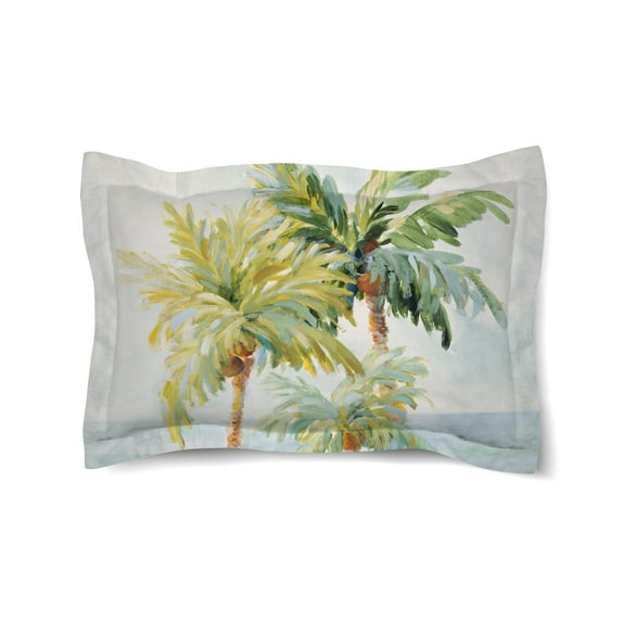 Laural Home Golden Palm Comforter Sham King