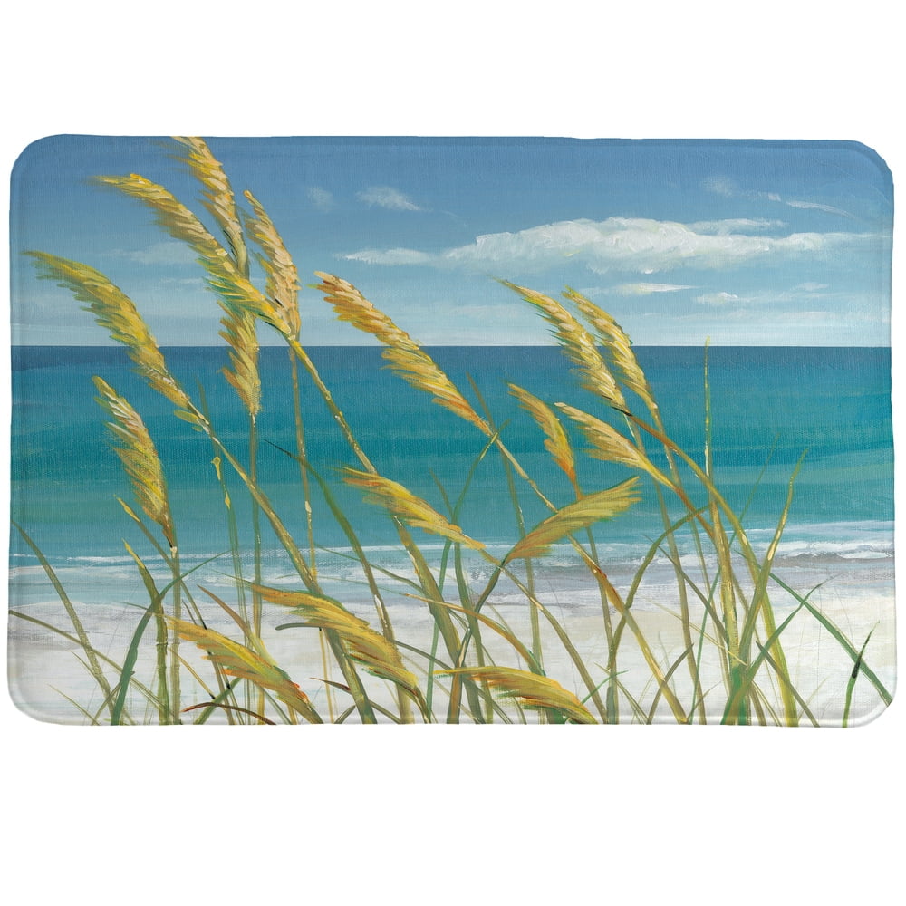 Laural Home Ocean Breeze Memory Foam Rug