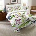 thumbnail image 1 of Laural Home  Watercolor Butterflies Comforter Queen, 1 of 1