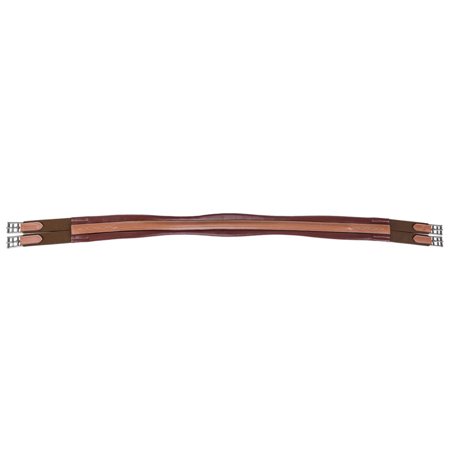Laureate by Henri de Rivel Raised Chafeless Leather Girth with Fancy Stitching