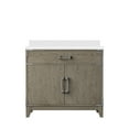 thumbnail image 1 of Laurel 36 in W x 22 in D Grey Oak Single Bath Vanity and Cultured Marble Top, 1 of 5