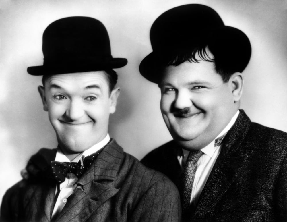 Laurel And Hardy Canvas Art - (20 x 16)