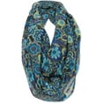 thumbnail image 1 of Laurel Burch Artistic Infinity Scarf Collection (Blue Lime Floral), 1 of 1