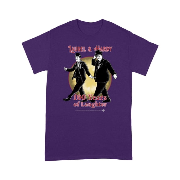 Laurel & Hardy 100 Years of Laughter Classic Comedy T-Shirt