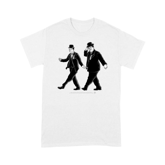 Laurel & Hardy Dancing Classic Comedy T-Shirt