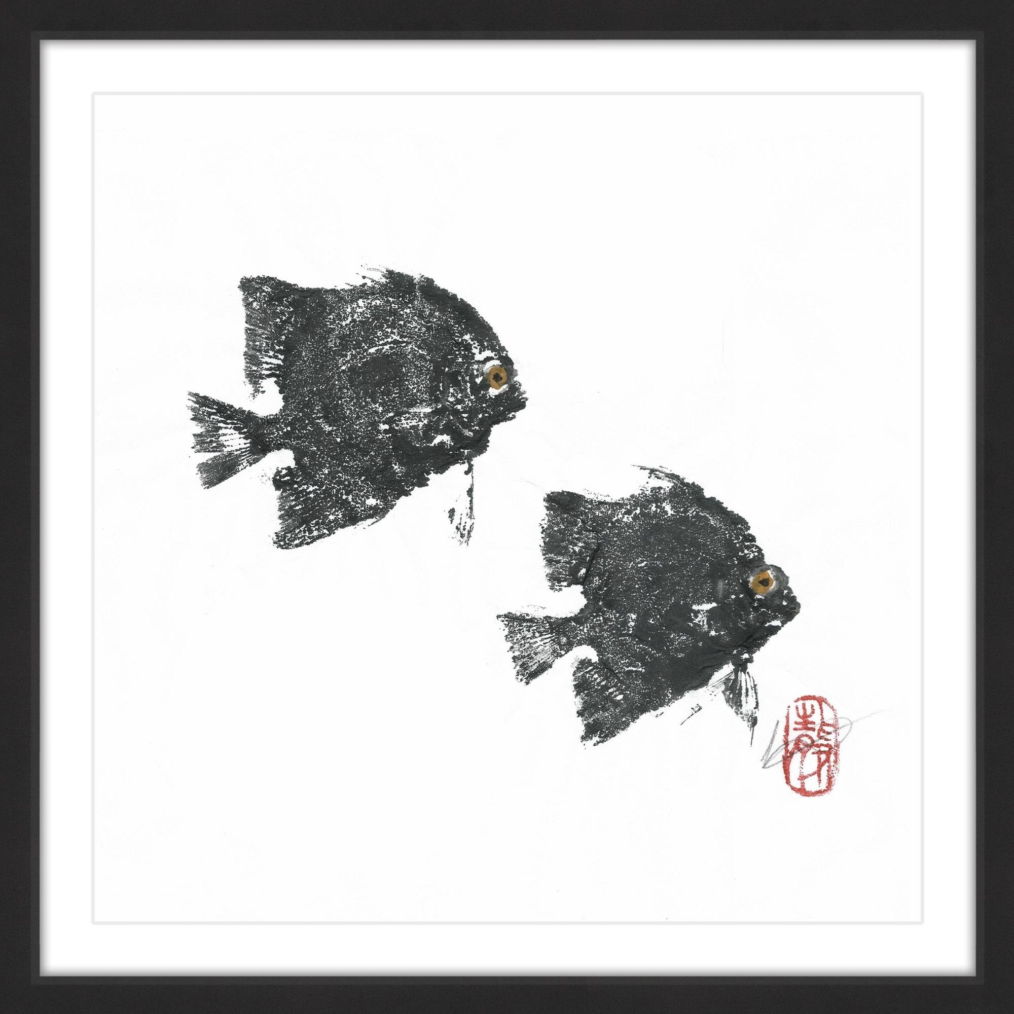 "Laurel & Hardy" Framed Painting Print
