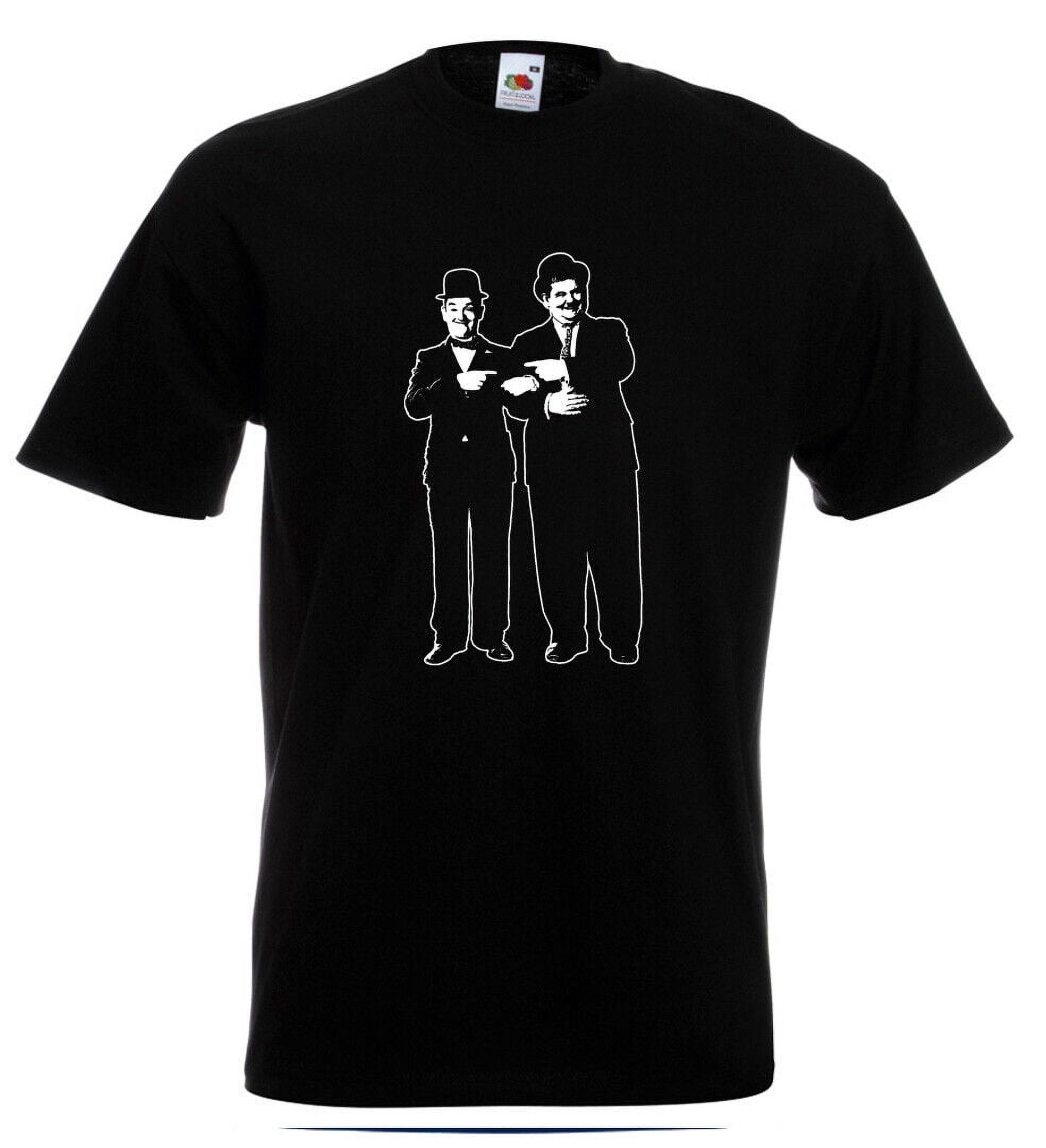 Laurel & Hardy T Shirt Hollywood Silent Movies James Finlayson