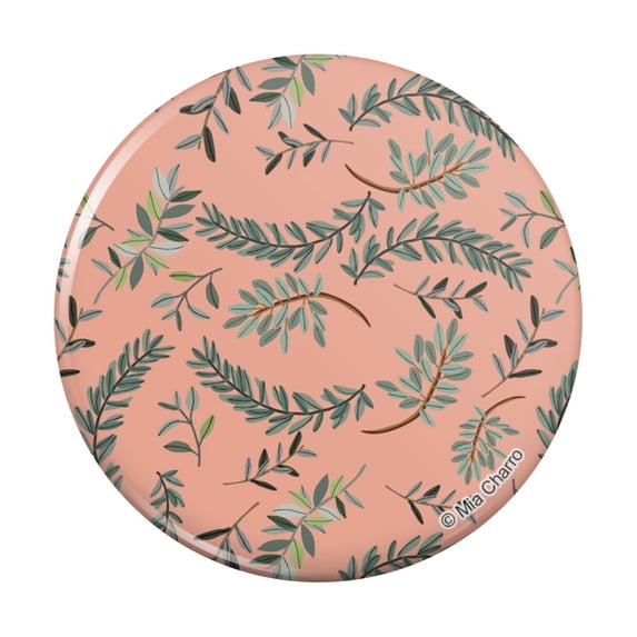 Laurel Leaves Kitchen Refrigerator Locker Button Magnet