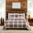 thumbnail image 1 of Laurel & Mayfair Camden Plaid Red 3-Piece Quilt Set, King, 1 of 12