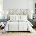 thumbnail image 1 of Laurel & Mayfair Mason Diamond Off-White 3-Piece Comforter, King, 1 of 12