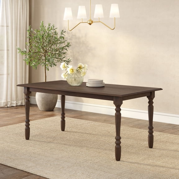Laurel Rectangular Dining Table (72in / 1828mm), Cognac