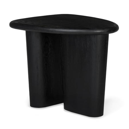 Laurel Side Table, Charcoal Oil Finish