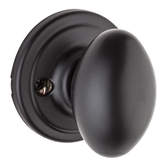 Laurel Single Cylinder Iron Black Interior Pack Knob