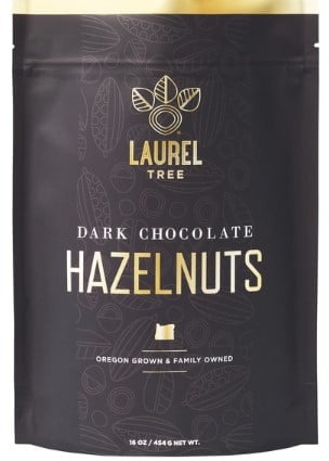 Laurel Tree Dark Chocolate Hazelnuts, Oregon Grown, 16 oz
