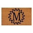 thumbnail image 1 of Laurel Wreath Doormat, 17" x 29" (Letter M), 1 of 2