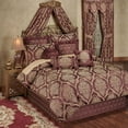 thumbnail image 1 of Laurelton Comforter Set Wine Comforter Set King, 1 of 1