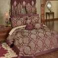 thumbnail image 1 of Laurelton Grande Bedspread Wine Bedspread Grande Cal King, 1 of 1