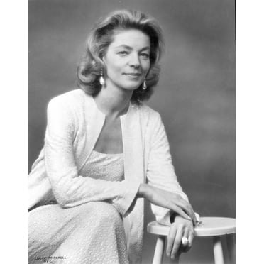 Lauren Bacall wearing earrings Photo Print (8 x 10)