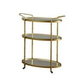 thumbnail image 1 of Lauren Bar Cart Antique Gold See below, 1 of 4