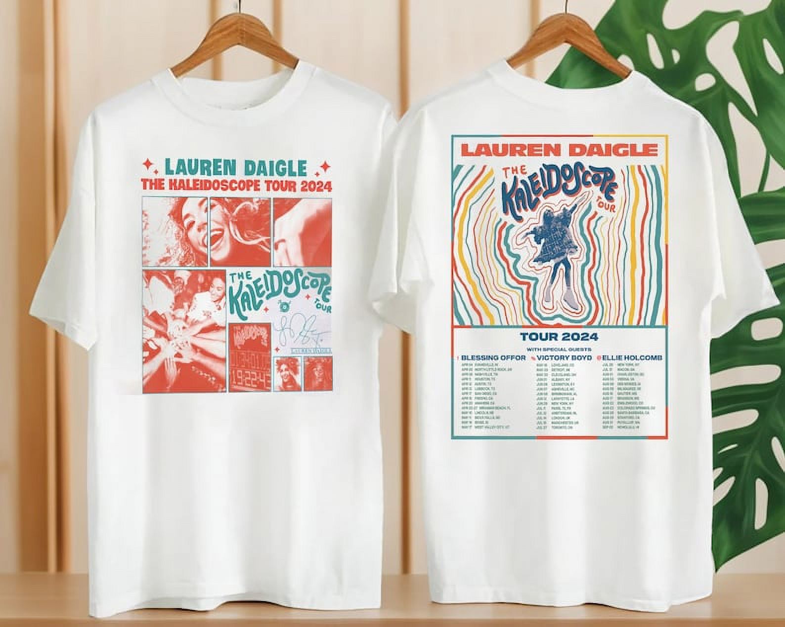 Lauren Daigle Graphic 128 USTEETSHIRT, The Kaleidoscope Tour 2024