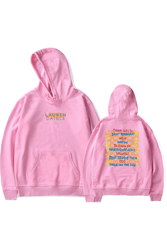 Lauren Daigle Merch Hoodie Checker Tracklist Crewneck Sweatshirt Long Sleeve Hoodies Men Women Pullover Streetwear