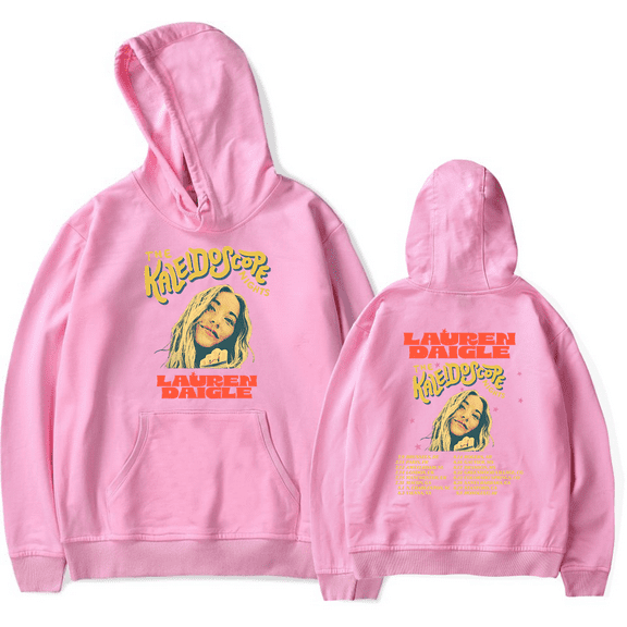 Lauren Daigle Merch Hoodie The Kaleidoscope Night Tour Long Sleeve Hoodies New Fashion Men Women Sweatshirt Tracksuit Pullover Coat