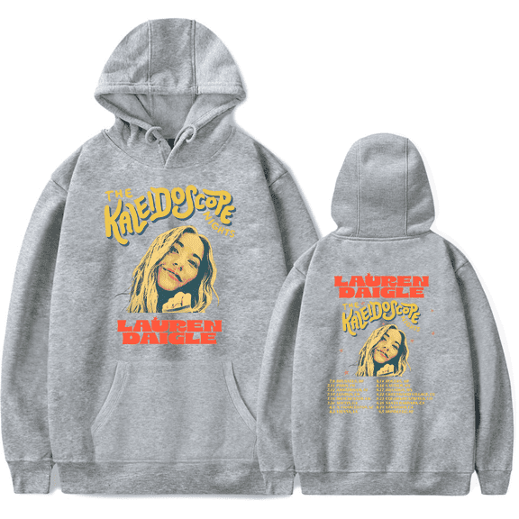 Lauren Daigle Merch Hoodie The Kaleidoscope Night Tour Long Sleeve Hoodies New Fashion Men Women Sweatshirt Tracksuit Pullover Coat