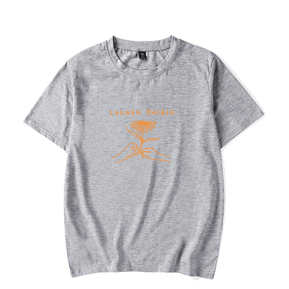 Lauren Daigle Merch T-Shirt Handsand Flowers Logo T Shirt Short Sleeve Men Women Pullover Summer Top Tees