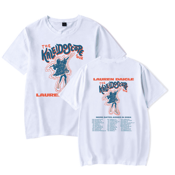 Lauren Daigle Merch T-shirts The Kaleidoscope Tour T-shirt New Fashion Men Women t shirt Sweatshirt Summer Casual Short Sleeve Top Tee