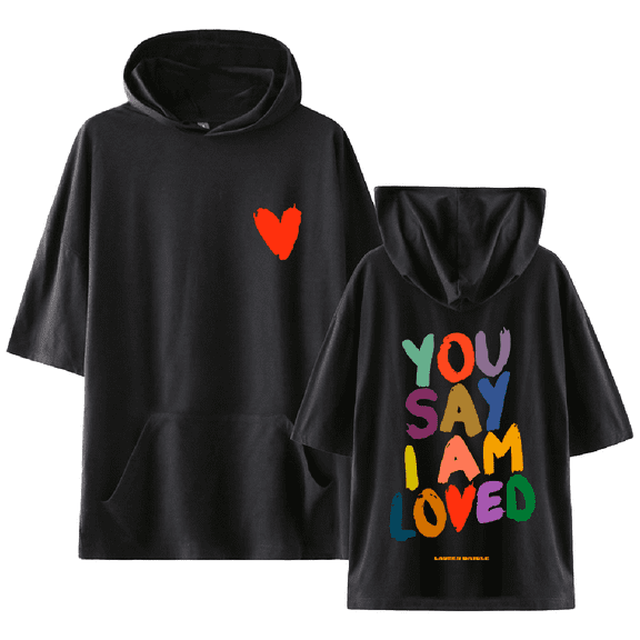 Lauren Daigle Merch You Say Tour T-shirt with Hooded Casual Short Sleeve Tee Top for Women Men Summer Wear