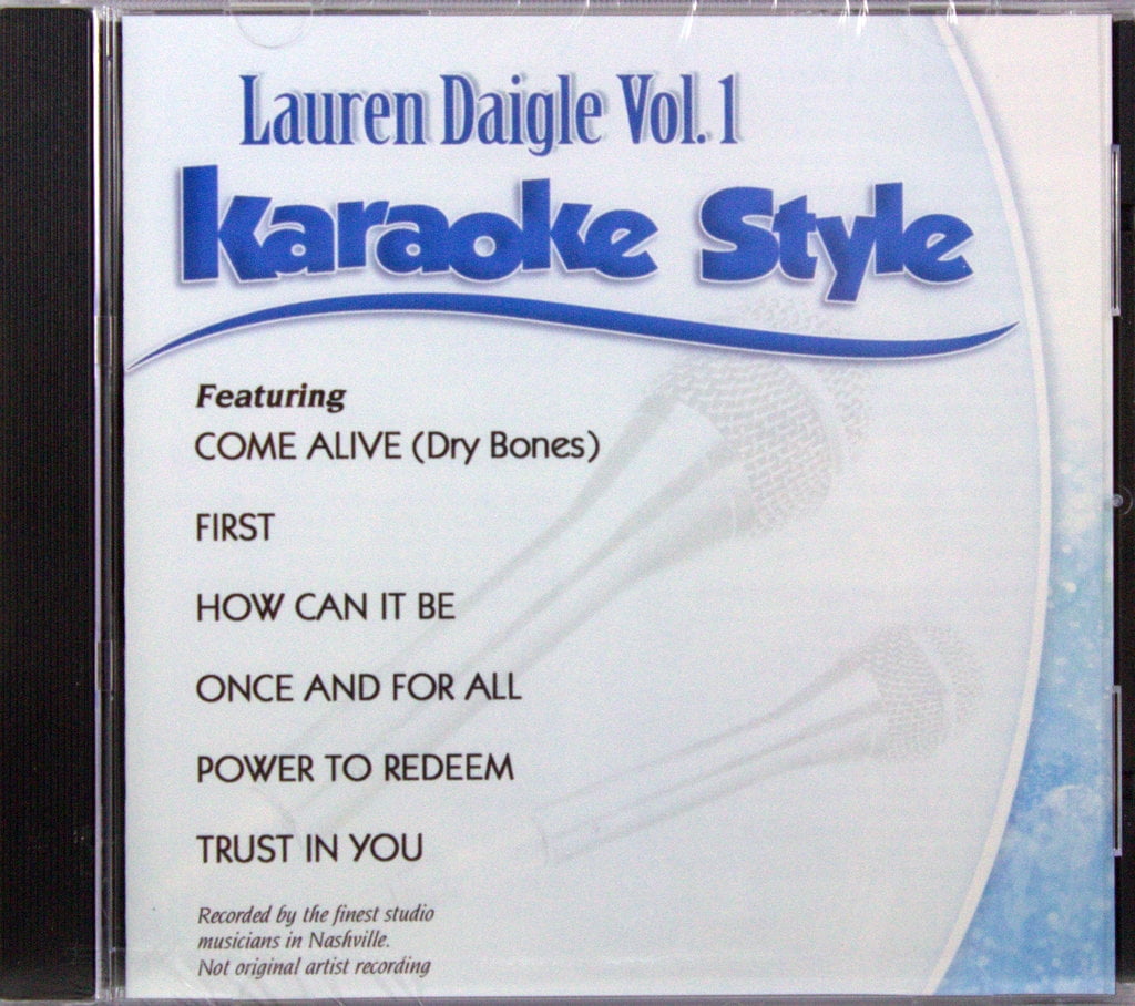 Lauren Daigle Volume 1 Daywind Christian Karaoke Style NEW CD+G 6 Songs