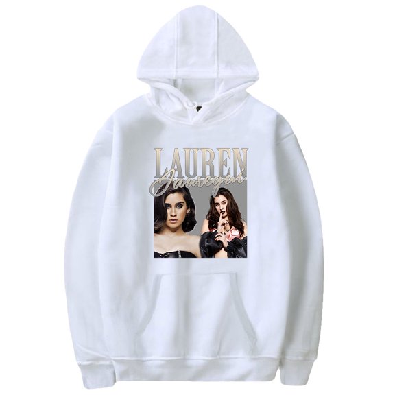 Lauren Jauregui Hoodies sweatshirts Streetwear Rapper Idol Fashion Pullovers Casual Unisex