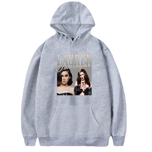 Lauren Jauregui Hoodies sweatshirts Streetwear Rapper Idol Fashion Pullovers Casual Unisex