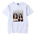 thumbnail image 1 of Lauren Jauregui Short Sleeve T-shirts Streetwear Printing Casual Harajuku Rapper Idol Unisex, 1 of 2