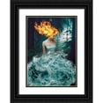 thumbnail image 1 of Lauren, Julian 14x18 Black Ornate Wood Framed with Double Matting Museum Art Print Titled - Mother Nature, 1 of 4