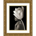 thumbnail image 1 of Lauren, Julian 14x18 Gold Ornate Wood Framed with Double Matting Museum Art Print Titled - Flowerchild-2, 1 of 4