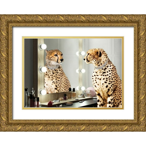 Lauren, Julian 24x18 Gold Ornate Wood Framed with Double Matting Museum Art Print Titled - Wild Beauty