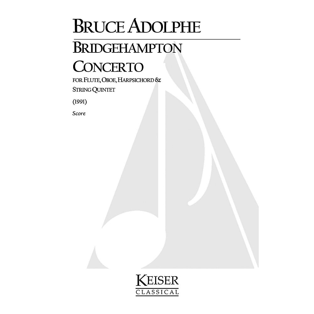 Lauren Keiser Music Publishing Bridgehampton Concerto for Mixed Octet, Full Score LKM Music Series by Bruce Adolphe