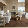 thumbnail image 1 of Rugs USA Juniper Tiled Jute Area Rug, 5' x 8', Christie Dark Brown, 1 of 8