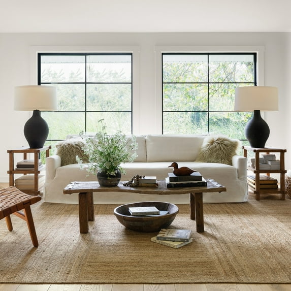 Rugs USA Alder Jute Area Rug, 5' x 8', Alder Natural