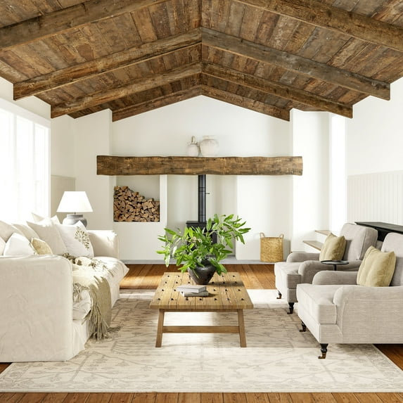 Rugs USA Gretel Wool and Cotton Area Rug, 7' 6" x 9' 6", Gretel Beige