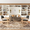 thumbnail image 1 of Laurel Medallion Machine Washable Area Rug, 9' 6" x 13' 6", Laurel Sand, 1 of 7