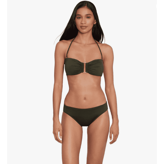 Lauren Ralph Lauren Beach Club Solid Hipster Bottoms Olive 10