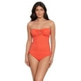 thumbnail image 1 of Lauren Ralph Lauren Women's Lace-Up Tubini Swim Top Swimsuit (16, Sunset), 1 of 4